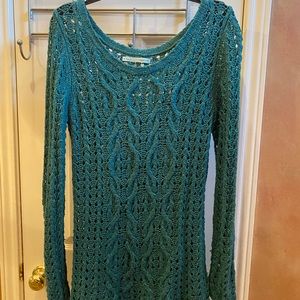 Maurices Open Knit Long Sweater